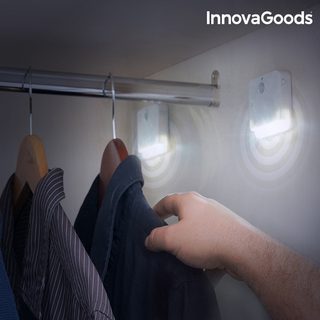 LED Světlo s Pohybovým Senzorem InnovaGoods (2 kusy)