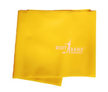 Posilovací guma Body-Band 2,5 m žlutá