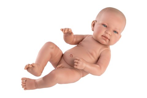 Llorens 73801 Novonarodený chlapec - realistické bábiky s bunkovým telom - 40 cm