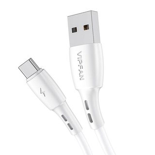 Kabel USB-C Vipfan Racing X05, 3A, 3 m (bílý)