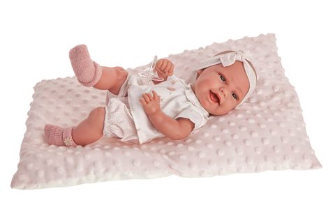 Antonio Juan 6028 CLARA - realistická panenka miminko s celovinylovým tělem - 33 cm