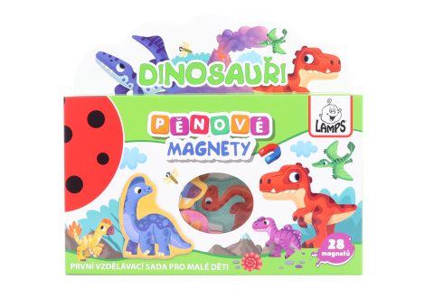 Penové magnety dinosaury