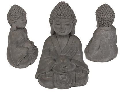 Dekoratívna postava, Buddha, asi 9,5 x 14 cm,