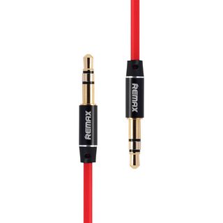 Mini jack 3,5 mm AUX kabel Remax RL-L100 1 m (červený)