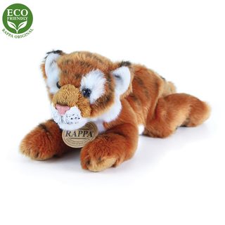 Plyšový tiger hnedý ležiaci 17 cm ECO-FRIENDLY