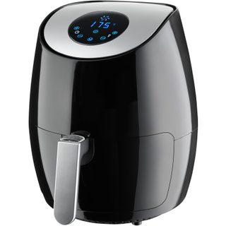 Tectake 403353 Hot -Air Fryer Mitch 3,6 L - čierna čierna nehrdzavejúca oceľ