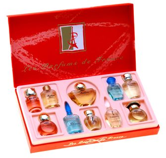 Dárková sada francouzských parfémů Charrier Parfums, 10 ks