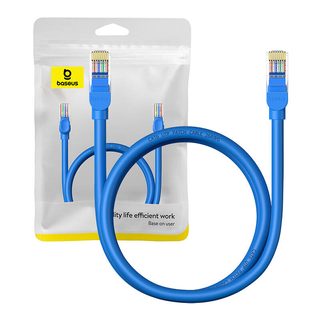 Kulatý kabel Baseus Ethernet RJ45, Cat.6, 1m (modrý)