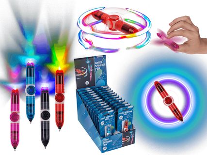 Guľôčkové pero, Gyro Spinner s LED diódou