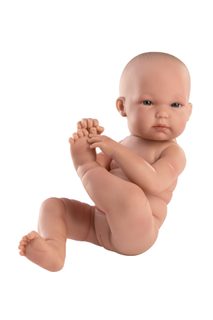 Llorens 63502 Novonarodené dievčatko - realistické bábiky dieťa s celoiálnym telom - 35 cm
