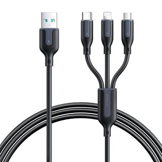 Kabel USB Joyroom S-1T3018A15, 3 v 1, 3,5A/kabel 1,2 m (černý)