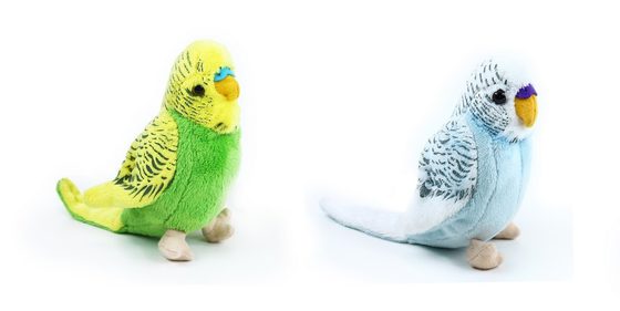 Plyšová Papagájec 2 druhy 12 cm ECO-FRIENDLY