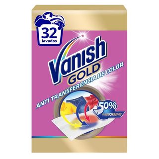 Ubrousky proti Zabarvení Prádla Vanish Gold (12 kusů)