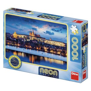 Praha Castle 1000 Neon Puzzle