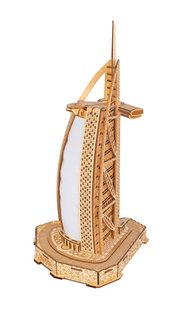 Woodcraft Dřevěné 3D puzzle Burdž al-Arab