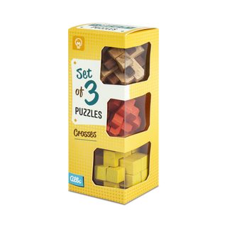 Set of 3 Puzzles - Crosses