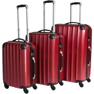 Tectake 400717 sada 3 pevných cestovných kufrov