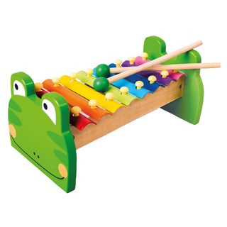Xylofón kovový Žabka
