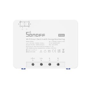 Chytrý vypínač Wi-Fi s monitorováním spotřeby energie Sonoff POWR3 (25A/5500W)