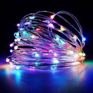 Dekorativní osvětlení na LED řetězu s 30 LED - vícebarevný