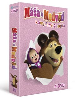 Kolekce Máša a medvěd část 5.-8., 4DVD