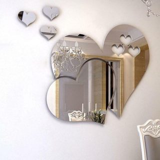 Lepkavé zrkadlo - srdce