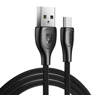 Kabel USB Micro Remax Lesu Pro, 1 m, 2,1 A (černý)