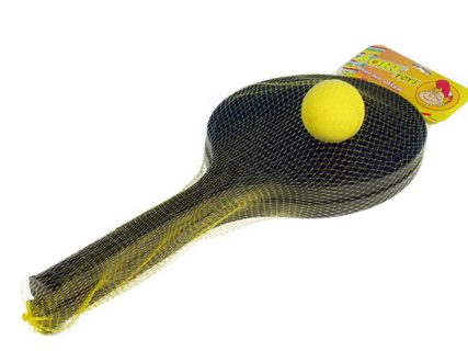 Soft tenis černý + 1 míček
