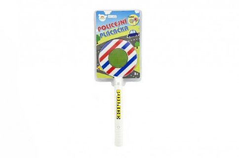 Plácačka policajné plast 33cm na batérie svietiace na karte český dizajn Cena za 1ks