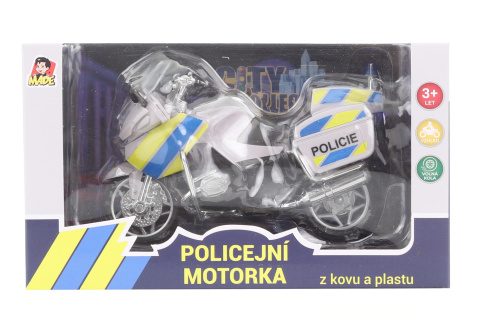 Motobike Police Metal 12 cm