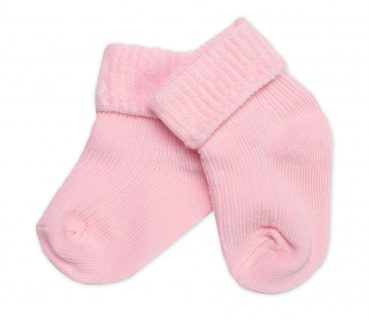 Kojenecké ponožky, Baby Nellys, růžové, vel. 3-6 m
