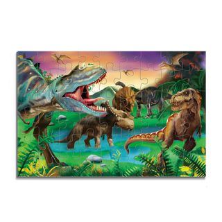 Puzzle s dinosaurami maximálne 54 dielov 87 x 58 cm