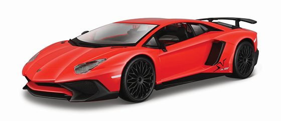 1:24 Lamborghini Aventador SV Kupé červená