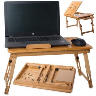 Bambusový stolek pro notebook