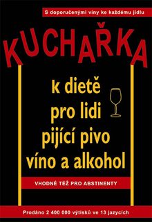 Kuchárka k diéte pre ľudí pijúci pivo, víno a alkohol