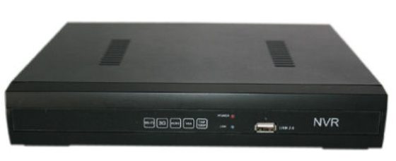 Digitálny rekordér NVR pre 4 IP kamery, H.264-MJPEG, tichý dizajn Apexis NVR-1004
