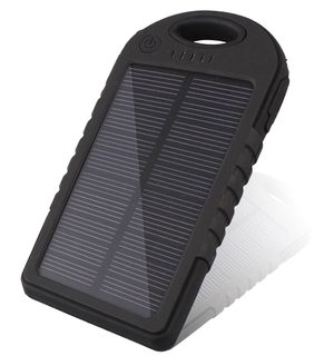 Solární outdoorová nabíječka 5000mAh - s LED svítilnou