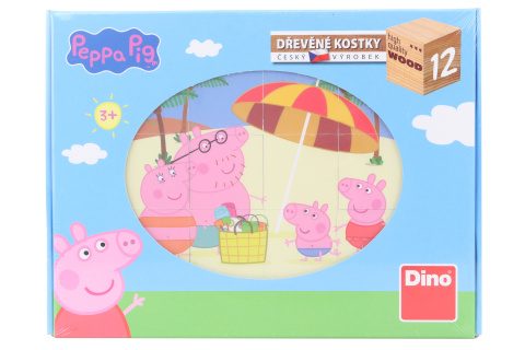 Drevené kocky - Peppa Pig 12