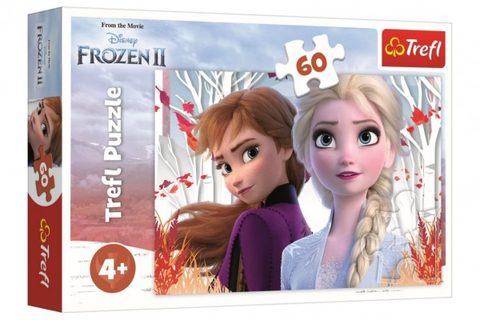 Puzzle Ľadové kráľovstvo II / Frozen II 60 dielikov 33x22cm v krabici 21x14x4cm Cena za 1ks