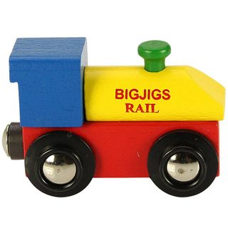 Bigjigs Rail drevená vláčkodráha - Lokomotíva