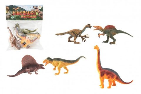 Dinosaurus plast 16-18cm 5ks v sáčku Cena za 1ks