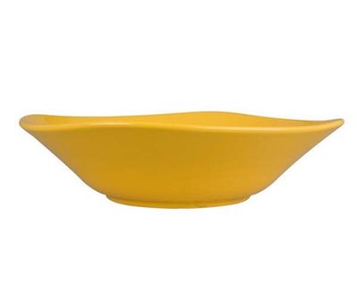 BANQUET Misa keramická square 25,5 cm, žltá