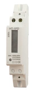 Elektrický meter na DIN Rail jednofázová digitálna digitálna spotreba 1F Wattmeter Hütermann HT-1PD