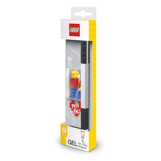 Lego gélové pero s minifigur, čierny - 1 ks