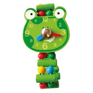 Drevené hodinky - Žaba