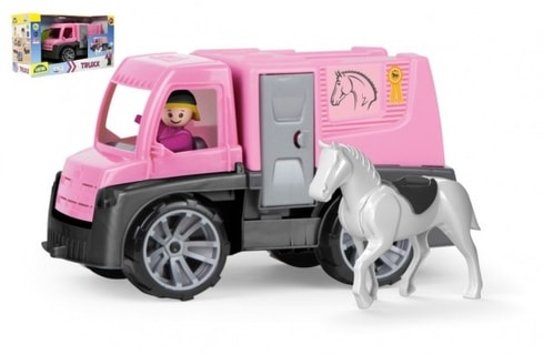 Auto Truxx přeprava koní s figurkami