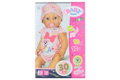 Baby Born With Magic Coccifier, Little Girl, 43 cm TV 1.2.-30.6.