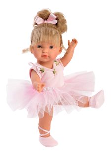 Llorens 28030 VALERIA BALLET - realistická bábika s celovinylovým telom - 28 cm