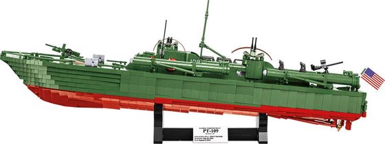 COBI 4825 II WW Torpédový čln PT-109, 1:35, 3726 k, 4 f