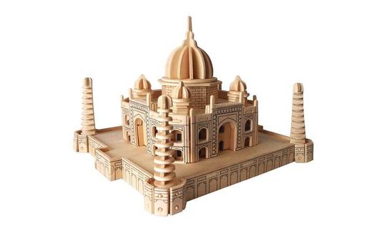 Woodcraft Dřevěné 3D puzzle Taj Mahal